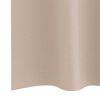 vidaXL Rideaux occultants avec anneaux 2 pcs Taupe 245 x 140 cm