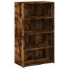 vidaXL Buffet haut ch&ecirc;ne fum&eacute; 70x41x124 cm bois d'ing&eacute;nierie