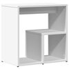 vidaXL Tables d'appoint 2 pcs blanc 50x30x50 cm bois d’ingénierie