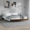 vidaXL Cadre de lit sans matelas ch&ecirc;ne marron 150x200 cm