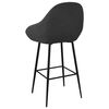 vidaXL Tabourets de bar lot de 2 noir velours