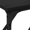 vidaXL Table console Ch&ecirc;ne noir 180 x 23 x 75 cm