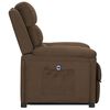 vidaXL Fauteuil Marron Tissu