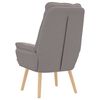vidaXL fauteuil Taupe 69 x 74 x 93 cm Tissu Sherpa