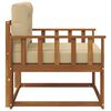 vidaXL Sofa de milieu ext&eacute;rieur Bois d'Acacia Massif Naturel