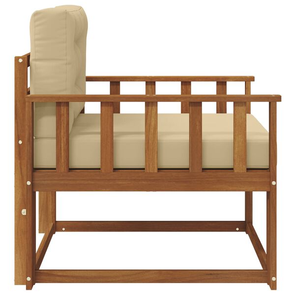 vidaXL Sofa de milieu ext&eacute;rieur Bois d'Acacia Massif Naturel