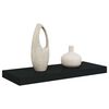vidaXL &Eacute;tag&egrave;re murale flottante Noir 60x23,5x3,8 cm MDF