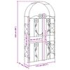 vidaXL Arche de jardin Uni Vert 115 x 37 x 226 cm