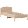 vidaXL Lit biblioth&egrave;que sans matelas 75x190 cm bois de pin massif