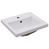 vidaXL Lavabo encastr&eacute; 42 x 39 x 18 cm C&eacute;ramique Blanc
