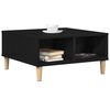 vidaXL Table basse Chêne noir 60 x 60 x 30 cm Bois d'ingénierie