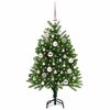 vidaXL Sapin de No&euml;l avec 150 LED avec support Vert 120 cm PE