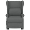 vidaXL Fauteuil de massage inclinable Gris fonc&eacute; Tissu