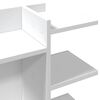 vidaXL Organisateur de bureau blanc 42x21,5x42 cm bois d'ingénierie