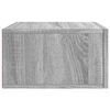 vidaXL Table de chevet murale sonoma gris 35x35x20 cm