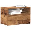 vidaXL Tables de chevet murales 2 pcs vieux bois 45x26x28,5 cm