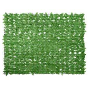 vidaXL &Eacute;cran de balcon avec feuilles vert 200x150 cm
