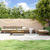 vidaXL Salon de jardin 5 pcs marron miel bois de pin massif