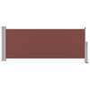 vidaXL Auvent lat&eacute;ral r&eacute;tractable de patio 100x300 cm Marron