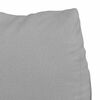 vidaXL Coussin de Dos Gris nuage 45 x 20 x 35 cm tissu