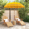 vidaXL Parasol balinais Jaune 215 x 215 x 260 cm