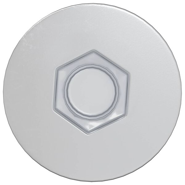 vidaXL Vis confirmat 2500 pcs Argent&eacute; M&eacute;tал