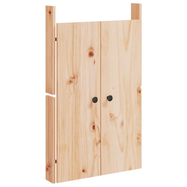 vidaXL Portes de cuisine d'ext&eacute;rieur 50x9x82 cm bois de pin massif