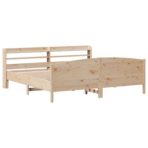 vidaXL Cadre de lit sans matelas 200x200 cm bois massif de pin