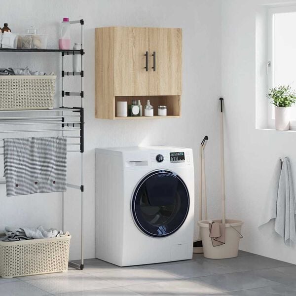 vidaXL Armoire murale ch&ecirc;ne sonoma 60x31x70 cm bois d'ing&eacute;nierie