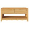 vidaXL Table basse Drammen Ch&ecirc;ne 99 x 55 x 45 cm Bois de pin massif