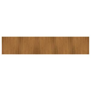 vidaXL Tapis rectangulaire marron 100x500 cm bambou