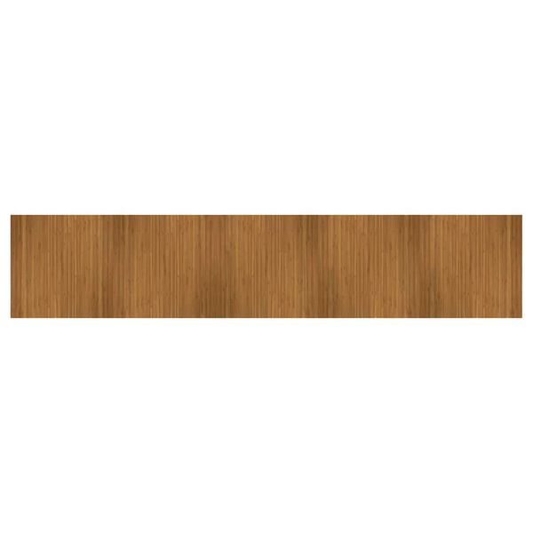 vidaXL Tapis rectangulaire marron 100x500 cm bambou