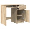 vidaXL Bureau ch&ecirc;ne Sonoma 86x49x76 cm bois d'ing&eacute;nierie