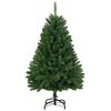 vidaXL Sapin de No&euml;l artificiel avec 150 LED Vert 120 cm PVC et m&eacute;tal