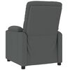 vidaXL Fauteuil inclinable Gris fonc&eacute; Tissu