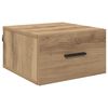 vidaXL Cabinet de chevet ch&ecirc;ne artisanal 35 x 35 x 20 cm