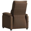 vidaXL Fauteuil de massage Marron Tissu