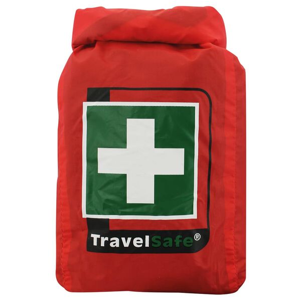 Travelsafe Trousse de premiers soins 43 pcs Globe Waterproof Rouge