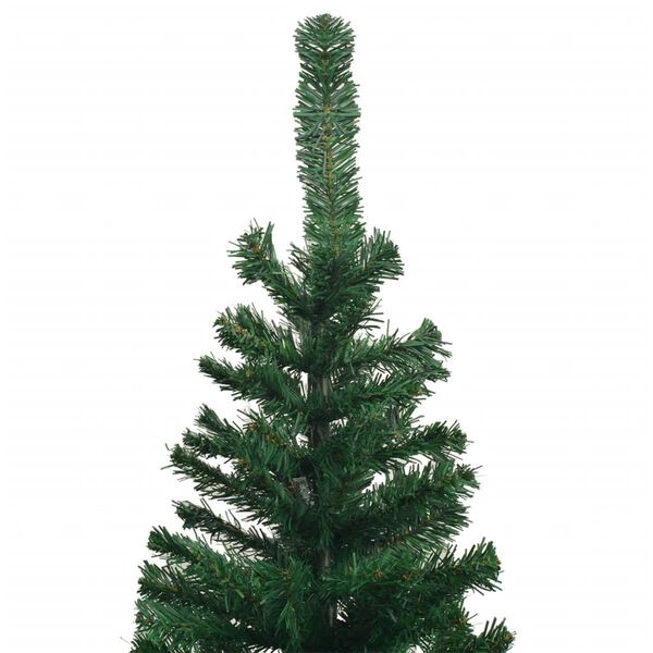 vidaXL Arbre de Noël artificiel pré-éclairé et boules L 240 cm vert