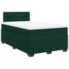 vidaXL Sommier &agrave; lattes de lit avec matelas vert fonc&eacute; 120x190 cm