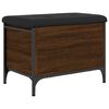 vidaXL Banc de rangement ch&ecirc;ne marron 62x42x45 cm bois d'ing&eacute;nierie