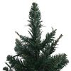 vidaXL Sapin de No&euml;l artificiel pr&eacute;-&eacute;clair&eacute; et supports vert 60 cm PVC