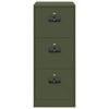 vidaXL Cabinet de Dossier avec tiroir Vert olive 44 x 50 x 106.5 cm