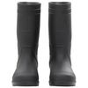vidaXL Bottes de pluie noir taille 38 PVC