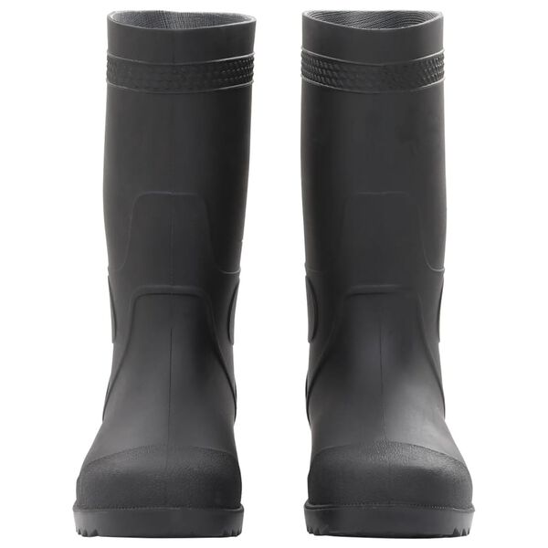 vidaXL Bottes de pluie noir taille 38 PVC