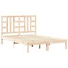 vidaXL Cadre de lit sans matelas 135x190 cm bois massif