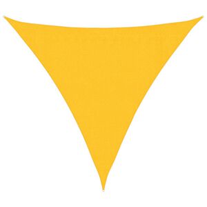 vidaXL Voile d'ombrage 160 g/m&sup2; Jaune 3,6x3,6x3,6 m PEHD