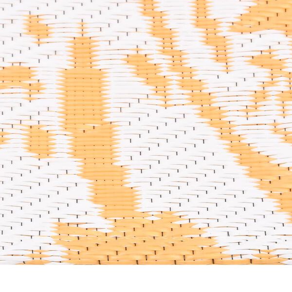 vidaXL Tapis d'extérieur ARAKIL jaune 140 x 200 cm PP