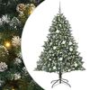 vidaXL Sapin de No&euml;l artificiel Vert 180 cm PVC, plastique et acier