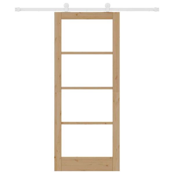 vidaXL Porte coulissante ORKDAL Naturel 83 x 202 cm